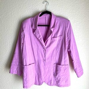 SHEIN Oversized lavender purple women’s blazer